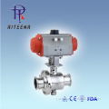 Sanitary Stainless Horizontal Type Pneumatic Ball Valve